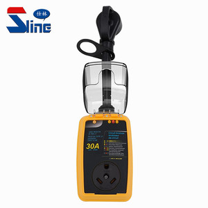 Protector contra sobretensiones para autocaravana, 30 Amp con luz indicadora, cubierta impermeable, NEMA TT-30P, Analizador de circuito de defensor de potencia para remolque y <span class=keywords><strong>Camper</strong></span> - Product Image 6