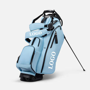 Sac de rangement de golf portable bleu imperméable, fabriqué directement par le producteur, en cuir recyclé vintage, grande capacité, taille universelle - Product Image 6