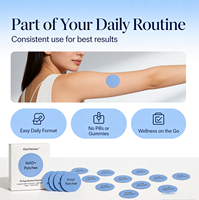 Acentiallabs Offre Spéciale 30 Patchs Transdermiques NAD Plus Suppléments de Santé Premium Anti-Âge Végétaliens et Sans Cruauté Animale