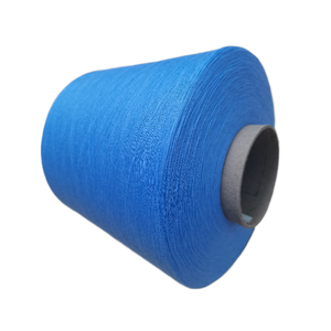 Benang katun daur ulang kualitas baik 40S biru langit katun daur ulang pola teknik rajutan benang rajut - Product Image 5