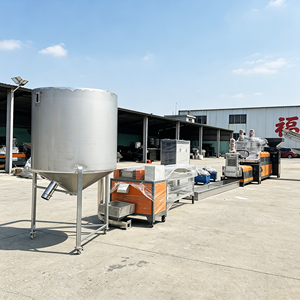 Competitive Price Forced Air Single Screw No Circulating Water Cooled Plastic Pelletizer Cooling Granulator Circulation Tank - Product Image 1
