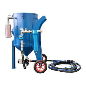 Denim Jeans Texturing Limpiador de alta presión Multi-Abrasivo Sandblasting Pot Baja Tasa de fallas con componentes centrales Motor de bomba - Product Image 5