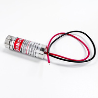 Tête laser à infrarouge, 9mm 12mm 5mW 650nm, tube laser à ligne rouge, longueur focale réglable 3-5V