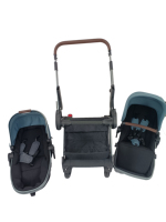 Dernière Poussette Double pour Jumeaux Facile à Plier avec Sièges Détachables, Landau de Haute Qualité pour Deux Enfants
