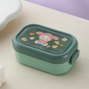 两室可重复使用的膳食准备容器-不含BPA的大容量储物盒，用于部分控制和食物储存 - Product Image 6