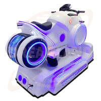 Máquina de Juego de Carreras de Realidad Virtual Futurista Dreamland VR Factory, Simulador de Motocicleta 9D VR