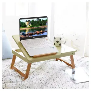 The Lapmate Modern Bamboo Computer Desk Foldable Laptop Table Working On Bed Laptop Table Foldable