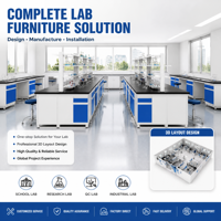 Table de laboratoire en résine époxy pour laboratoires d'enseignement et d'essais industriels, mobilier de laboratoire modulaire