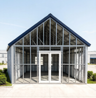 Entrepôt préfabriqué en acier léger à un étage extensible, personnalisable pour la logistique, la production, le stockage de matériaux ou d'archives