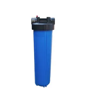 Fabrika fiyat toptan su filtresi su filtre yuvası 20 inç yüksek akış 20 inç büyük mavi su filtre yuvası RO sistemi için