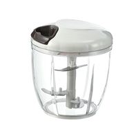 Hachoir manuel 12-en-1 en plastique PP pour ail et oignon, avec lame en acier inoxydable, compatible lave-vaisselle, mini-outil de cuisine, marque OEM