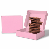 Boîte d'emballage de biscuits pliable de luxe personnalisée avec fermeture magnétique, boîte cadeau