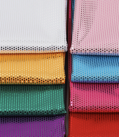 Tissu Spandex/Polyester Satiné Brillant Résistant aux Déchirures, Imperméable, Anti-Taches, avec Estampage à Chaud à Pois pour Accessoires de Cravates