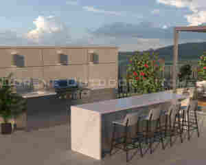 Cozinha Modular Moderna em Aço Inoxidável Dorene <span class=keywords><strong>2026</strong></span> com Churrasqueira, Geladeira e Pia para Cozinha ao Ar Livre, Suprimentos para Jardim em Apartamento - Product Image 5