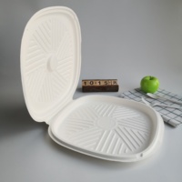 Boîte à Pizza en papier kraft et biodégradables, Design personnalisé de 12 pouces, conteneurs en papier personnalisés