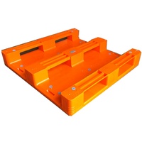 Palette européenne hygiénique industrielle personnalisable à face unique en plastique de stockage renforcé de qualité alimentaire avec entrée à 4 voies