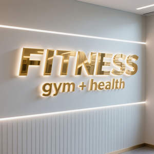 Enseigne de bureau 3D éclairée par LED Lettres de canal pour la publicité Car Bars Malls Companies Schools-IP65 Waterproof AC Powered - Product Image 2