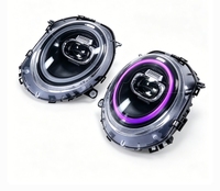 Nouveaux phares RGB 6000K 6000 Lumens 70W Ampoule H4 de remplacement pour Mini Cooper R56/R55/R57/R58 JCW CLUBMAN Cabriolet