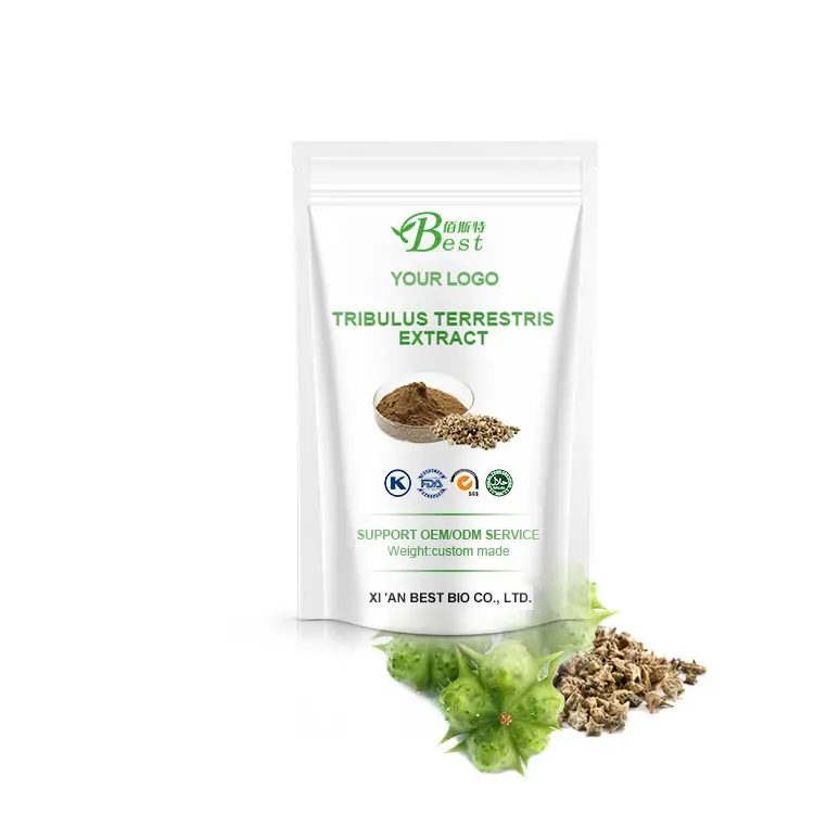 En iyi fiyat 95% saponinler/saponin tribulus terrestris tozu 1kg/1200mg kapsül tribulus terrestris ekstresi tozu