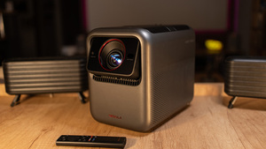 Proyector Inteligente Anker Nebula <span class=keywords><strong>Cosmos</strong></span> Max <span class=keywords><strong>4K</strong></span> con Batería Integrada, Sonido Estéreo HIFI, Android, Google TV, Diseño Portátil - Product Image 4