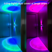 Lampe d'ambiance RGB multicolore transfrontalière à dégradé, contrôle intelligent de la lumière, détection de présence humaine, petite veilleuse magnétique