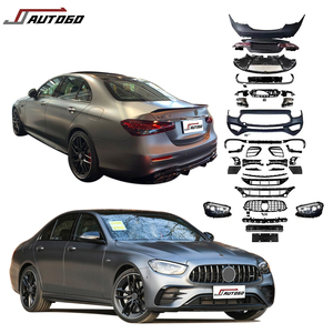 Kit de Carrocería para Benz W213 <span class=keywords><strong>E</strong></span> 2018-2021, Actualización a E63 2021, Parachoques Delantero y Trasero, Faros Delanteros, Luces Traseras, Rejilla, Difusor, Tubo de Escape, Puerta Trasera - Product Image 1