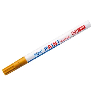 Caneta marcador Sipa SP100 Mini tinta à prova d'água DIY, caneta graffiti para álbum permanente, 8 cores opcionais, ideal para uso em óleo