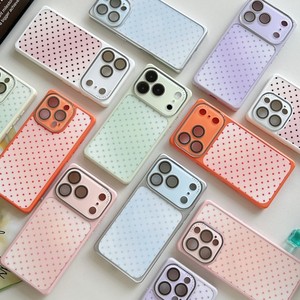 Fashion Square Wave Point Camera Glass Mobile phone case for iPhone 17 16 15 14 pro max color of macaron Shockproof <b>cover</b> back - Product Image 1