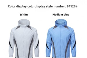 2026 Nieuwe Unisex Volwassenen Lente Lange Mouwen Waterdichte Dubbellaagse 100% Nylon Effen Capuchonjas Losse Pasvorm - Product Image 2