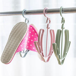 Wholesale Rotating Multipurpose Balcony Hanger Drying Plastic <b>Shoe</b> <b>Rack</b> Double Hook Outdoor Windproof <b>Storage</b> - Product Image 5