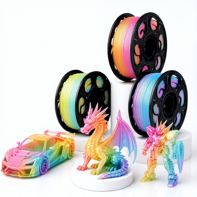 Multicolor PLA Filament 1.75mm 1kg 3D Printing Consumables 3D Printer Eco-friendly Filazoo PLA Series