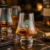 10oz Fabriqué À La Main 100% Verre En Cristal Sans Plomb Bourbon Whisky Cristal Dégustation Verres Snifter Pour Spiritueux Cognac Brandy