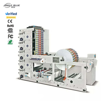 Machine d'impression flexographique à rouleaux haute vitesse RY1100 pour étiquettes autocollantes couleur H855577