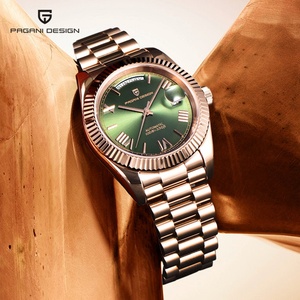 Montre mécanique Pagani Design 1752, mouvement à remontage automatique, acier inoxydable, étanche 100 m, montres-bracelets - Product Image 4