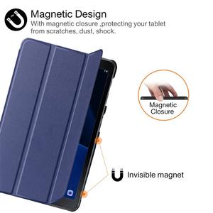 Étui en cuir mince pour <span class=keywords><strong>Samsung</strong></span> <span class=keywords><strong>galaxy</strong></span> <span class=keywords><strong>tab</strong></span> A 10.1 <span class=keywords><strong>2016</strong></span> <span class=keywords><strong>SM</strong></span> <span class=keywords><strong>T580</strong></span> <span class=keywords><strong>SM</strong></span>-T585 fabrication d'usine - Product Image 5