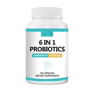 Probióticos <span class=keywords><strong>Gastrointestinales</strong></span> para Adultos con Compuesto de <span class=keywords><strong>Bacterias</strong></span> Activas, 90 Cápsulas de 1000 mg, Promueven la Digestión, OEM - Product Image 1