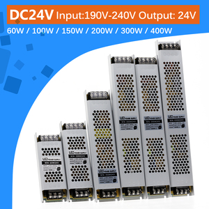 DC12V 24V Ultra Thin FCOB <strong>LED</strong> Light <strong>Power</strong> Supply 60W 100W <strong>150W</strong> 200W 300W Transformer <strong>Adapter</strong> AC190V to 240V Driver COB <strong>LED</strong> <strong>Strip</strong> - Product Image 4