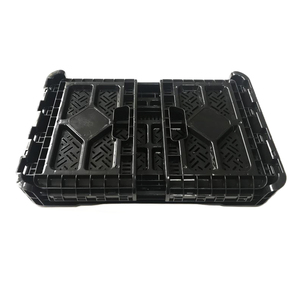 24 26 50 Quart Heavy Duty Mesh Flasche stapelbare Lagerung Zusammen klappbare faltbare Plastik milch kiste zum Verkauf - Product Image 2