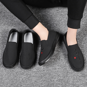Zapatillas Deportivas de Piel Vacuna Genuina para Hombre, con Cordones, Transpirables, con Suela Gruesa Antideslizante, para Correr y Caminar - Product Image 1