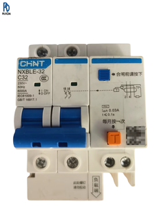 Interruptor Diferencial NXBLE-32 C32 2P, Dispositivo de Protección Contra Fugas, Sobrecarga y Cortocircuito, 230V AC - Product Image 1