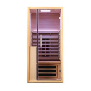 Sauna de Bajo EMF a Buen Precio, Sauna Seca Doméstica para 1 Persona, Cabina de Sauna Térmica de Madera con Infrarrojos - Product Image 2