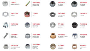 สตั๊ดติดตั้งเครื่องจักรกลการเกษตร MF2270ใหม่สำหรับเครื่องอัดก้อนกลม AGCO สำหรับ Balers-6523229ฮอลแลนด์ - Product Image 5
