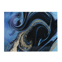 Panneau mural en PVC haute brillance TV intérieure Panneau mural en PVC imprimé en 3D décoratif chambre à coucher salon murs intérieurs matière plastique