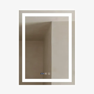 Wall Mounted Shower LED <b>Mirror</b> New Design <b>Light</b> <b>up</b> Touch Screen Modern Vanity Bathroom <b>Mirror</b> - Product Image 4