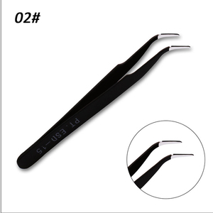 Pince à strass droite en acier inoxydable pour nail art, outil de manucure - Product Image 5