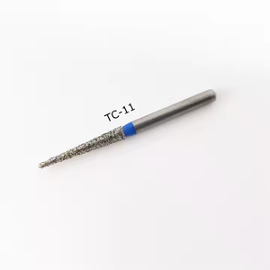 Fraise à <span class=keywords><strong>couronne</strong></span> <span class=keywords><strong>dentaire</strong></span> en diamant MDT, forme conique, différentes granulométries, alimentation manuelle, instruments chirurgicaux ISO13485 - Product Image 4