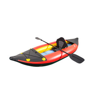 Kayak inflable para canoa, con paletas de Kayak, pesca, el más vendido, impermeable en el océano, logotipo personalizado para una sola persona, 3 años, 8,8Kg - Product Image 1