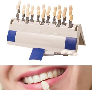 Modèle de <span class=keywords><strong>dent</strong></span> 29 couleurs pour matériel dentaire Source d'alimentation manuelle Produits de blanchiment des dents Dispositif de beauté Plaque colorimétrique - Product Image 3