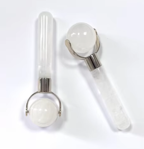 Rouleau de massage facial en jade blanc naturel pour soins de la peau – Outil de beauté le plus vendu 2026 - Product Image 1