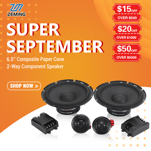 Altavoz de graves Zeming de <span class=keywords><strong>2</strong></span> vías y 6,5 pulgadas con buena calidad de sonido, altavoz de graves, componentes de coche, sistema de altavoces, conjunto para audio de coche - Product Image 2